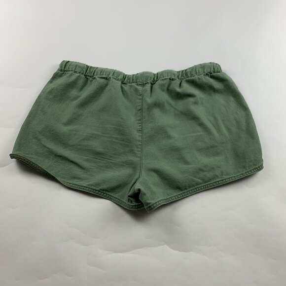 J.Crew Green Linen Blend Pull On Shorts M - Picture 4 of 4